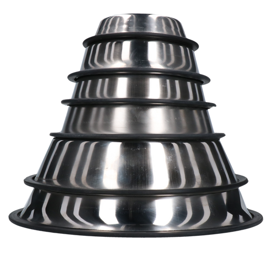 Antislip Voer- & Drinkbak RVS 300 ml Ø 15 cm