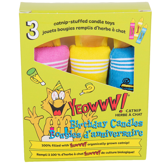 Yeowww! Birthday Candles 3 st.