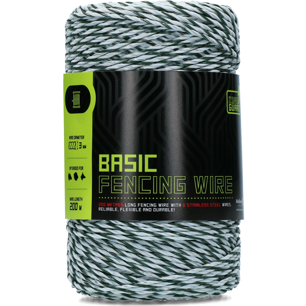 Zoneguard Basic Afrasteringsdraad 3 mm 200 m