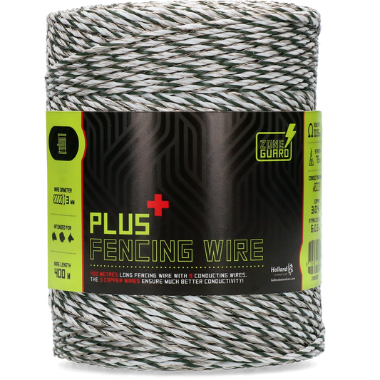 ZoneGuard Plus Afrasteringsdraad 3 mm 400 m